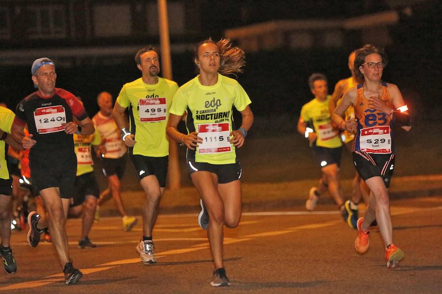  Carrera Nocturna Gijón 10K  Moha Bakkali y Esther Álvarez se impusieron en la prueba. 