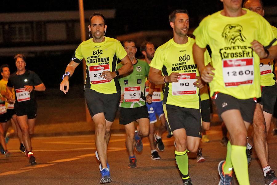  Carrera Nocturna Gijón 10K  Moha Bakkali y Esther Álvarez se impusieron en la prueba. 