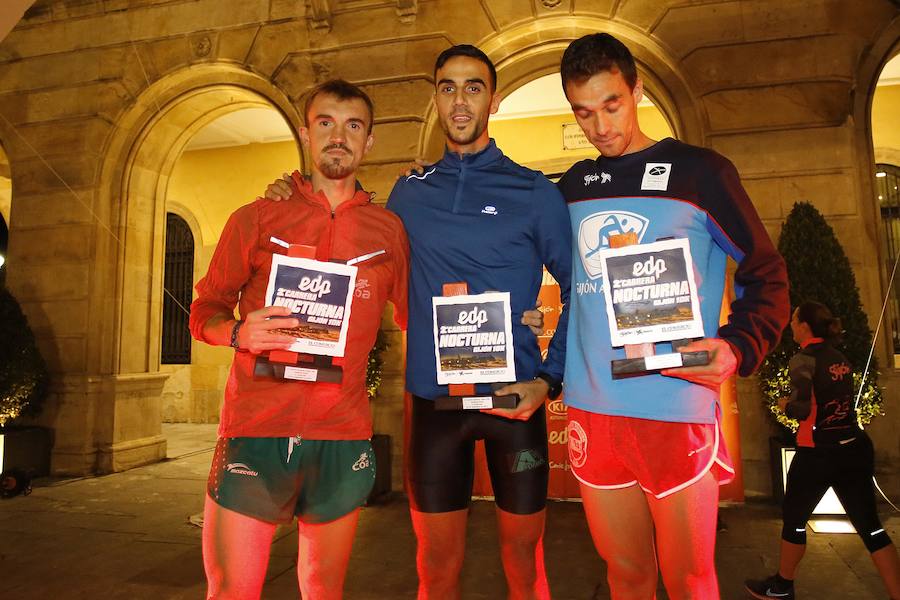  Carrera Nocturna Gijón 10K  Moha Bakkali y Esther Álvarez se impusieron en la prueba. 
