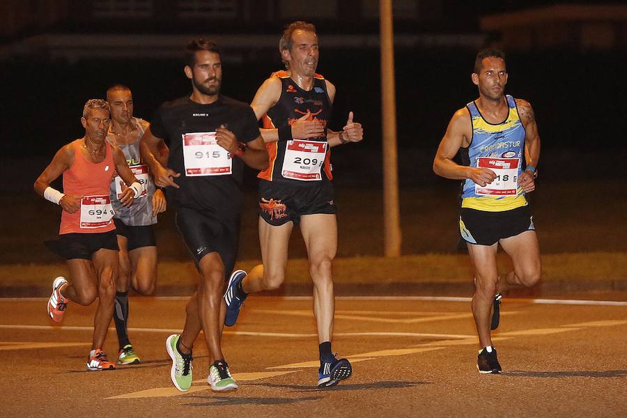  Carrera Nocturna Gijón 10K  Moha Bakkali y Esther Álvarez se impusieron en la prueba. 