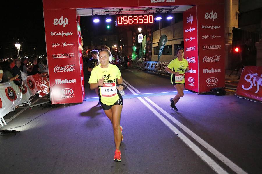  Carrera Nocturna Gijón 10K  Moha Bakkali y Esther Álvarez se impusieron en la prueba. 