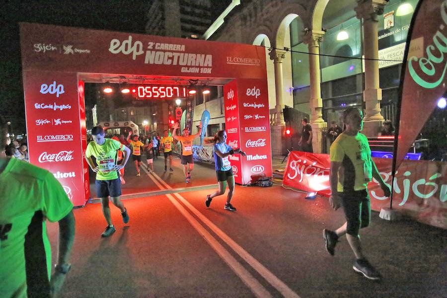  Carrera Nocturna Gijón 10K  Moha Bakkali y Esther Álvarez se impusieron en la prueba. 