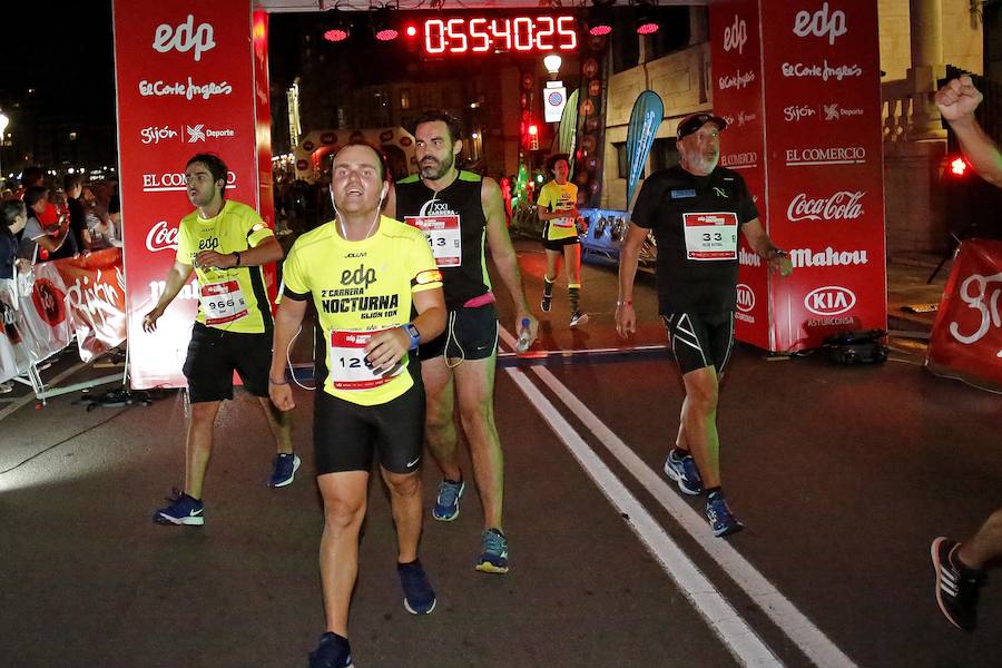  Carrera Nocturna Gijón 10K  Moha Bakkali y Esther Álvarez se impusieron en la prueba. 
