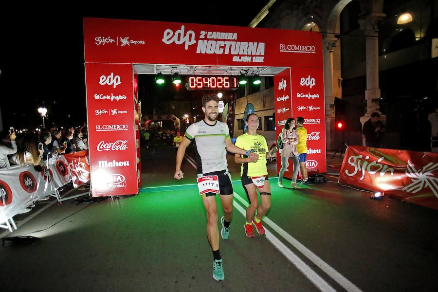  Carrera Nocturna Gijón 10K  Moha Bakkali y Esther Álvarez se impusieron en la prueba. 