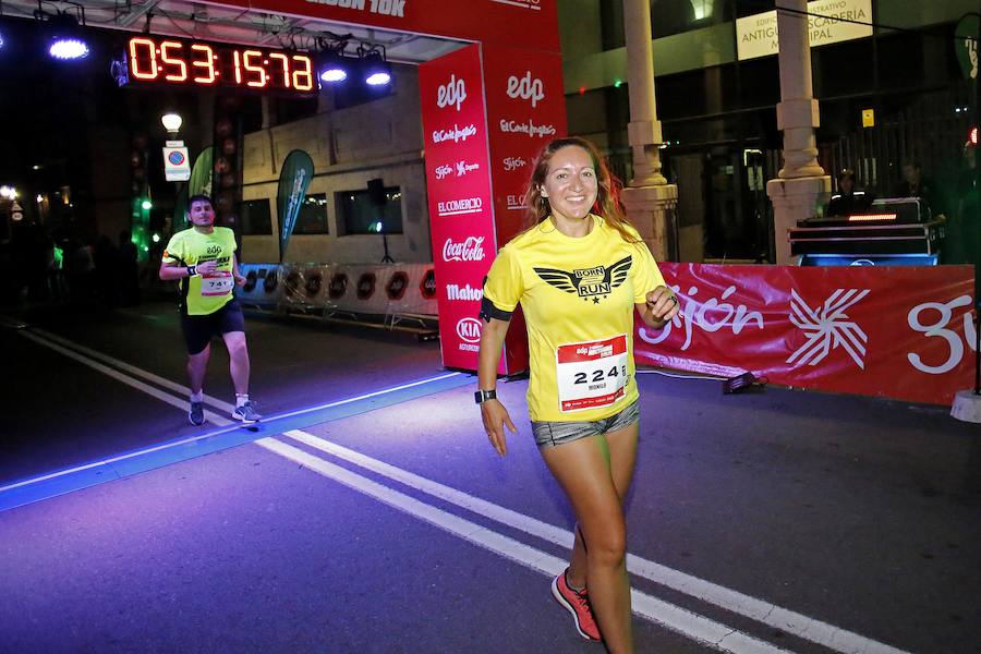  Carrera Nocturna Gijón 10K  Moha Bakkali y Esther Álvarez se impusieron en la prueba. 