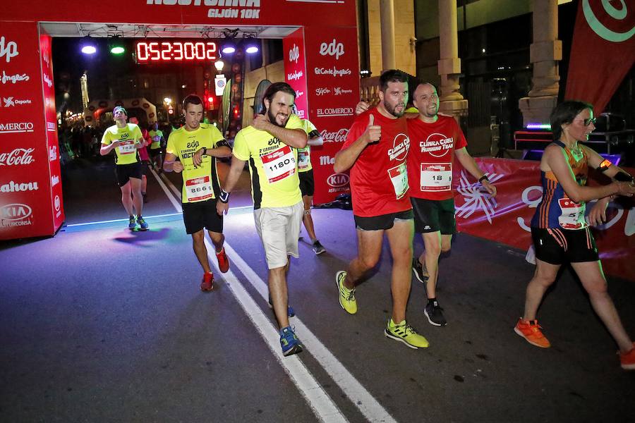 Carrera Nocturna Gijón 10K  Moha Bakkali y Esther Álvarez se impusieron en la prueba. 