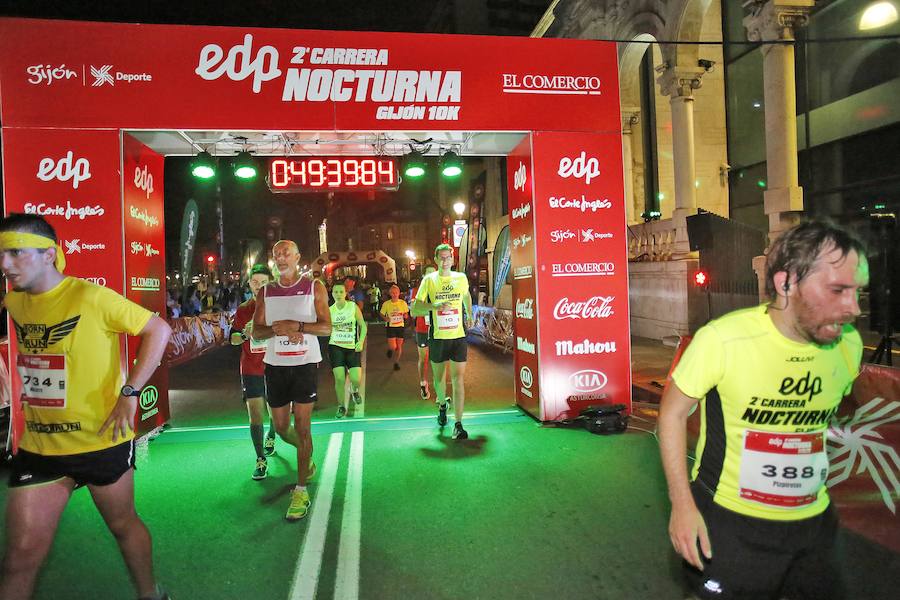  Carrera Nocturna Gijón 10K  Moha Bakkali y Esther Álvarez se impusieron en la prueba. 