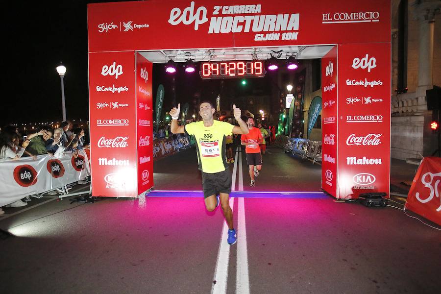  Carrera Nocturna Gijón 10K  Moha Bakkali y Esther Álvarez se impusieron en la prueba. 