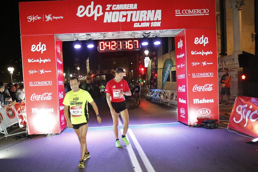  Carrera Nocturna Gijón 10K  Moha Bakkali y Esther Álvarez se impusieron en la prueba. 