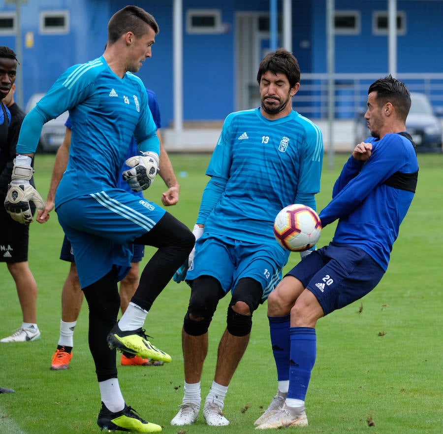 Fotos: Entrenamiento del Real Oviedo (24-09-2018)