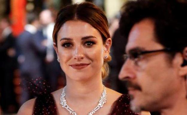 Blanca Suárez, en la alfombra roja de San Sebastián. 