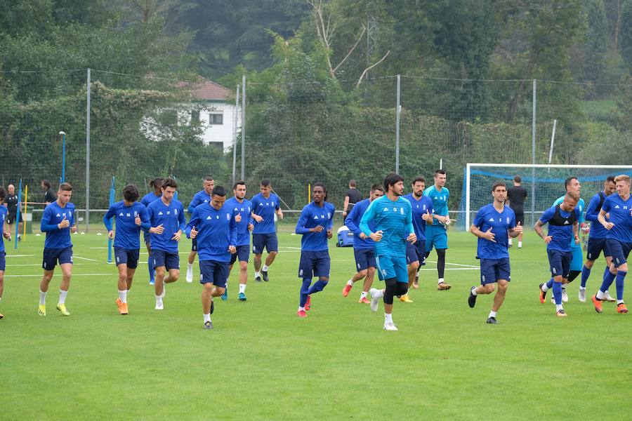 Fotos: Entrenamiento del Real Oviedo (28-09-2018)