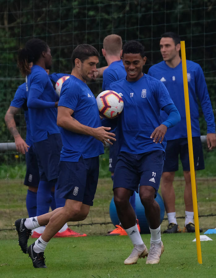 Fotos: Entrenamiento del Real Oviedo (28-09-2018)