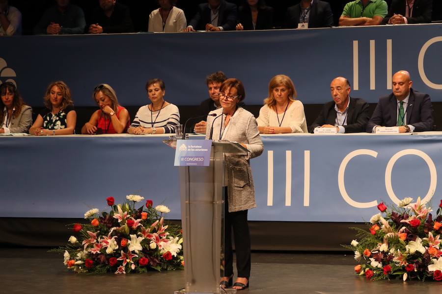 La alcaldesa de Gijón, Carmen Moriyón, ha sido elegida presidenta de Foro Asturias y, en consecuencia, candidata de la formación a las elecciones autonómicas de 2019, con un respaldo mayoritario. 