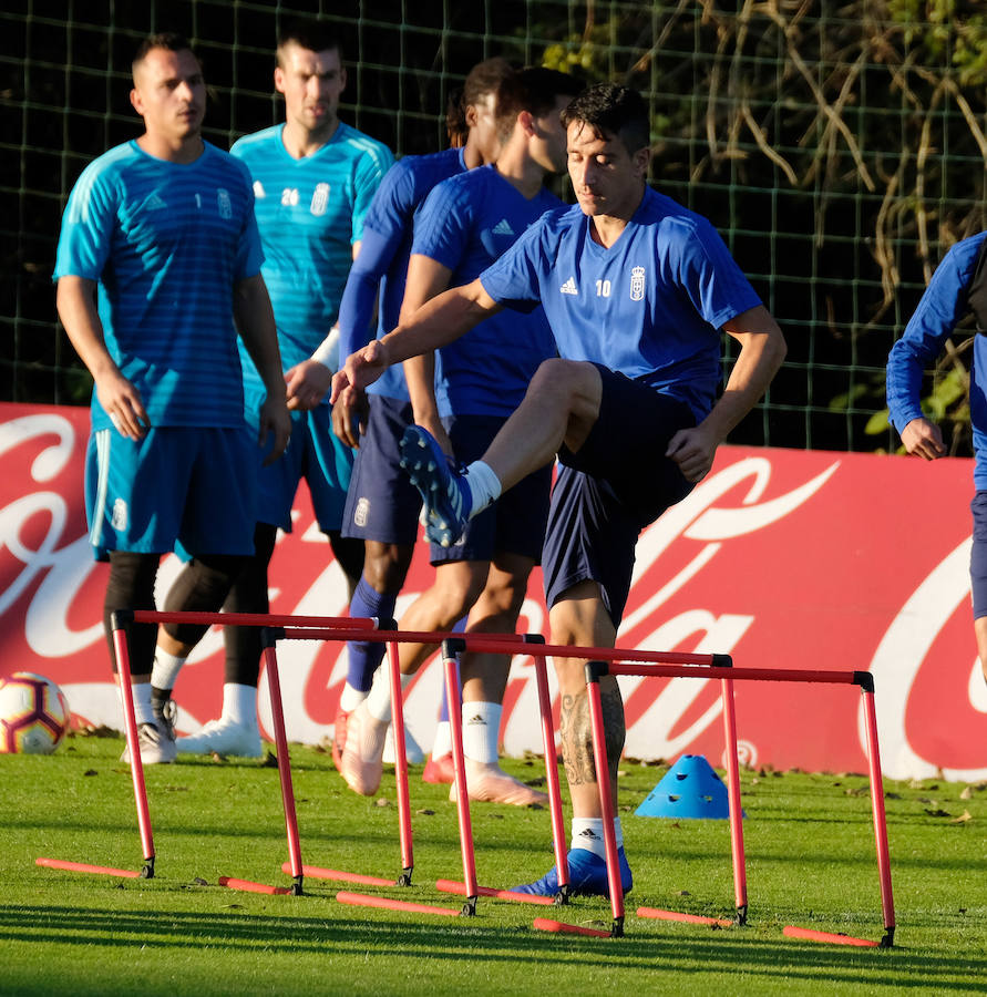 Fotos: Entrenamiento del Real Oviedo (2-10)