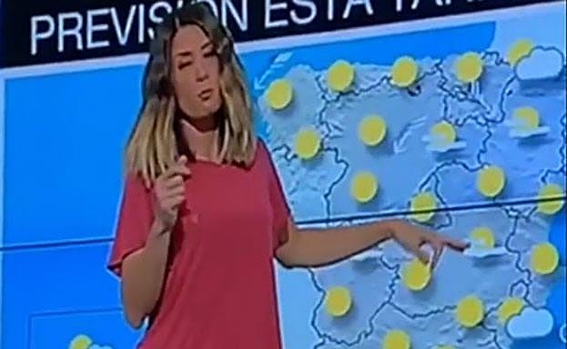 El incidente de la presentadora del tiempo de La Sexta en pleno directo
