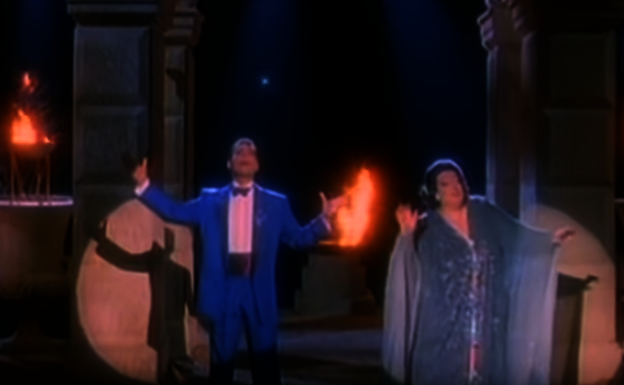 Montserrat Caballé y Freddie Mercury