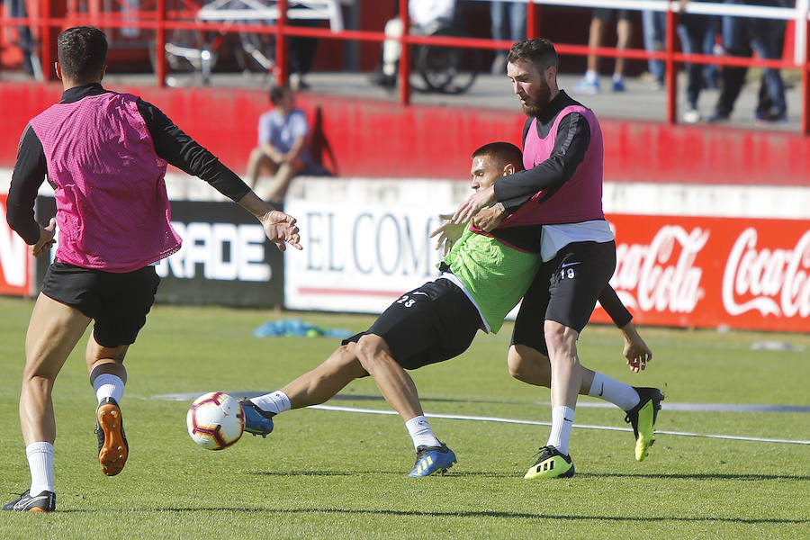 Fotos: Entrenamiento del Sporting (10-10)