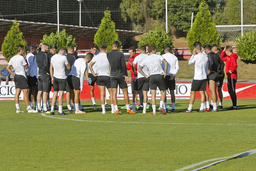 Fotos: Entrenamiento del Sporting (10-10)