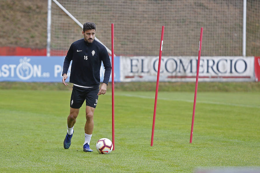 Fotos: Entrenamiento del Sporting (11/10/2018)