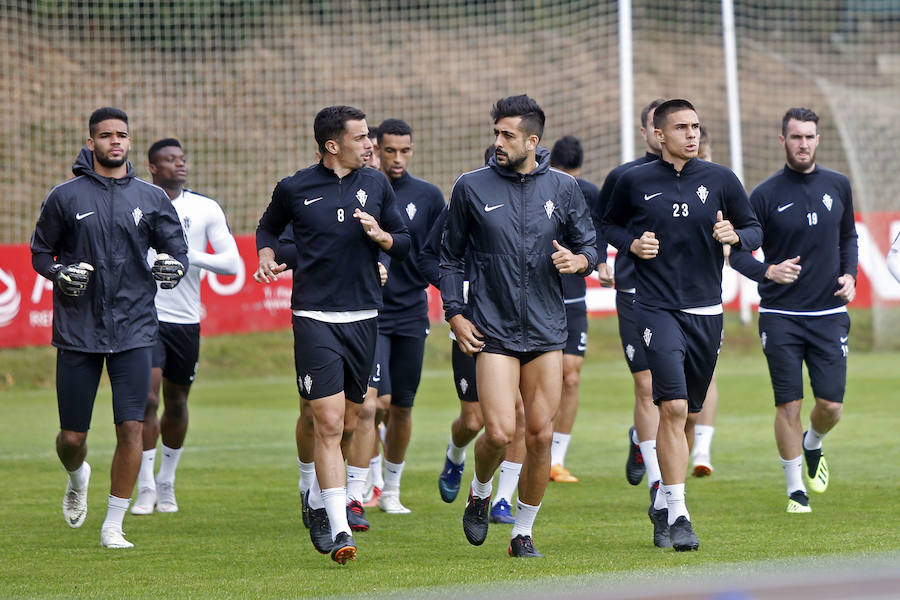 Fotos: Entrenamiento del Sporting (11/10/2018)