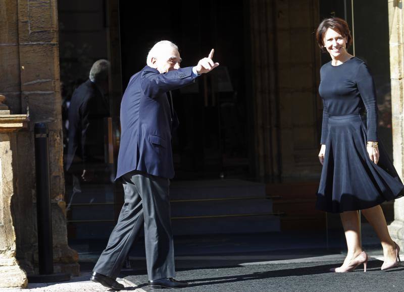 La gran estrella de esta edición de los Premios Princesa, Martin Scorsese, hizo su aparición en Oviedo a las cuatro en punto. 