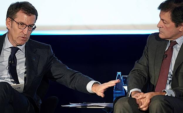 Núñez Feijóo y Javier Fernánez. 