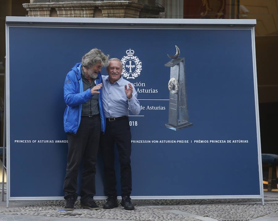 Los galardonados con el Premio Princesa de los Deportes visitarán mañana la Vega de Urriellu y Sotres, si el tiempo lo permite