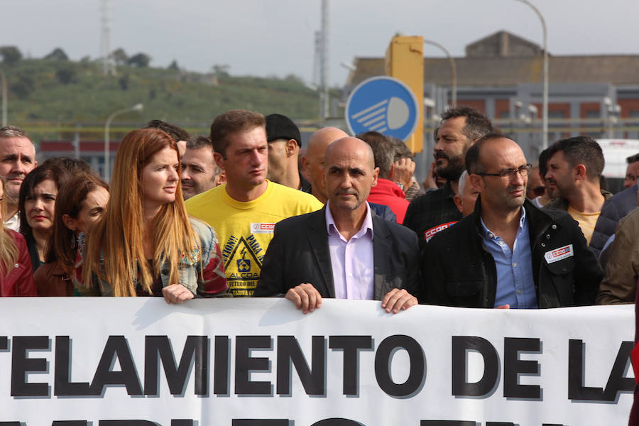 Han contado con el apoyo de autoridades, representantes sindicales, familias y ex trabajadores
