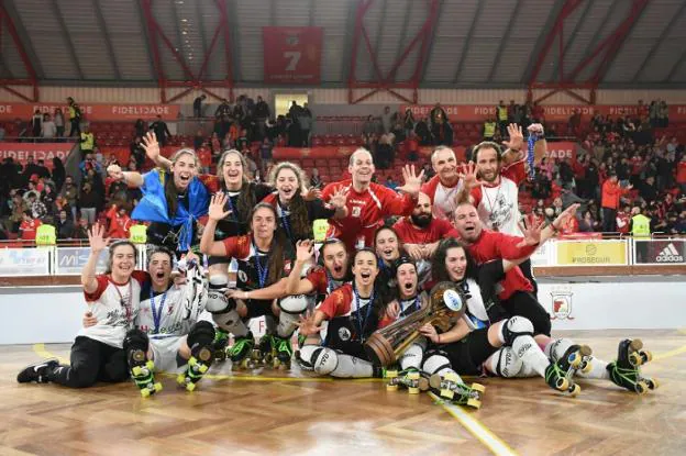 El Telecable Hockey logró en marzo su quinta Copa de Europa. 