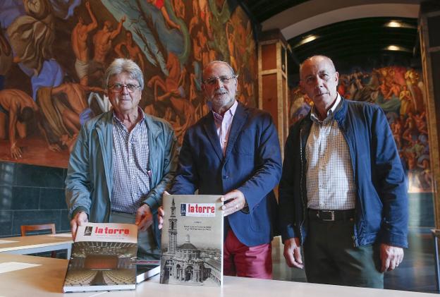 Jesús Jiménez, Jesús Merino y José Antonio Braña. 