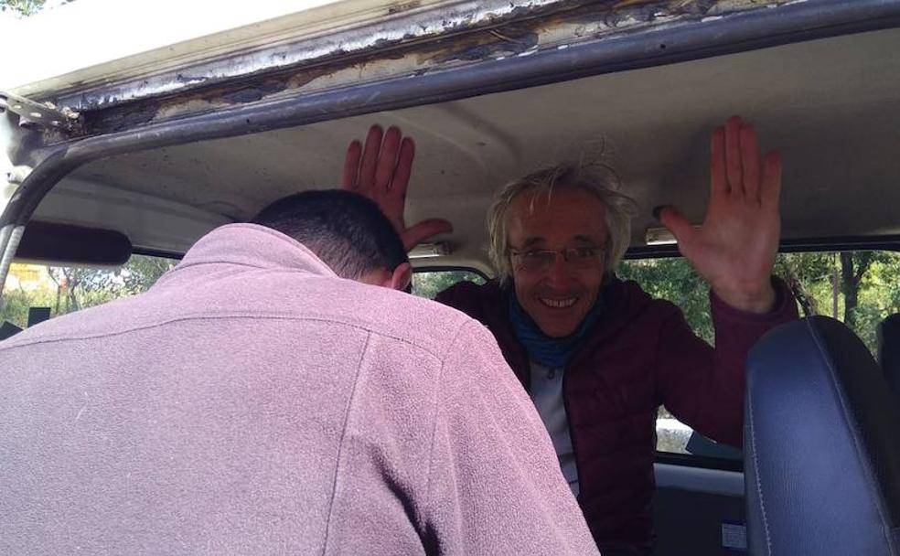 José Luis Bernal, feliz tras ser rescatado