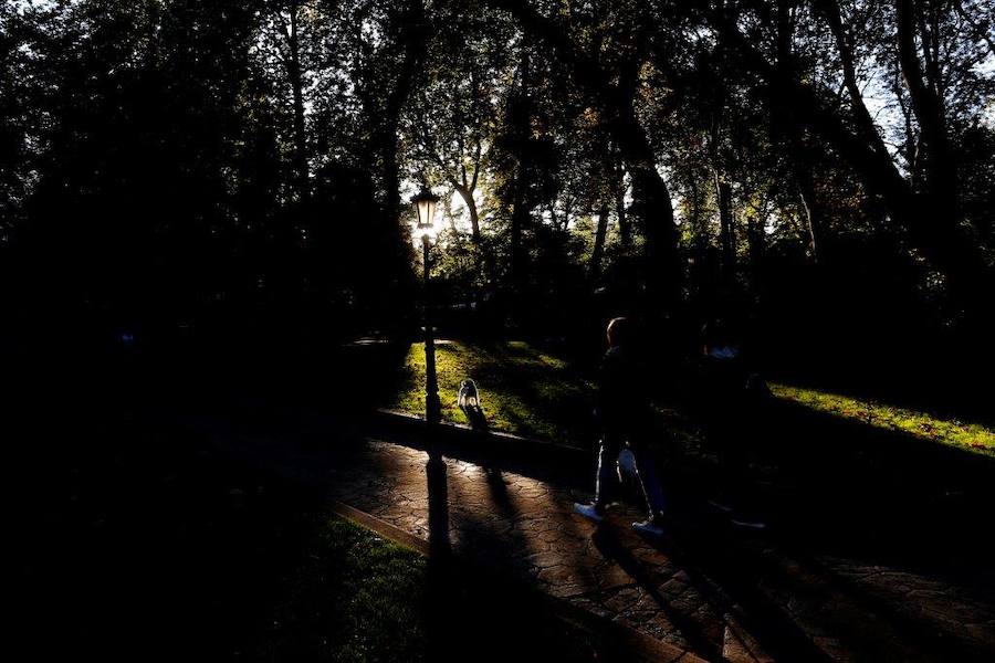 Ha llegado para quedarse... hasta diciembre, y ofrecernos unas espectaculares imágenes monocolor. Rincones bucólicos más propios de sueños de que despertares. Melancolía asturiana en verde y ocre.