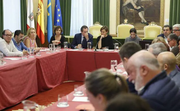 Reunión del Consejo Social de Gijón.