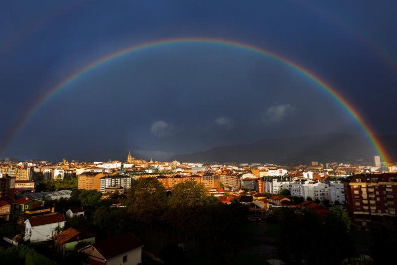 Oviedo ha sido uno de los cincos municipios que más lluvia ha acumulado en Asturias