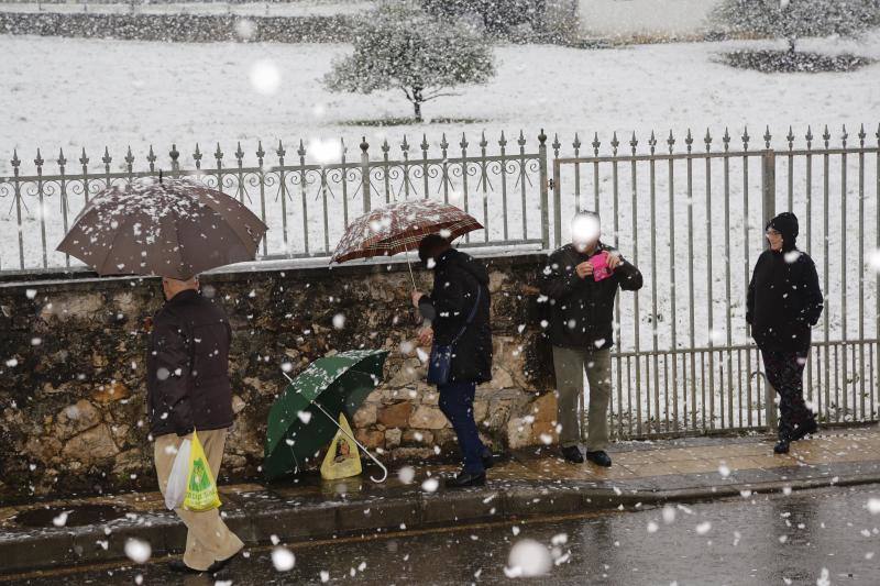 Los concejos del oriente asturiano llucen un manto blanco