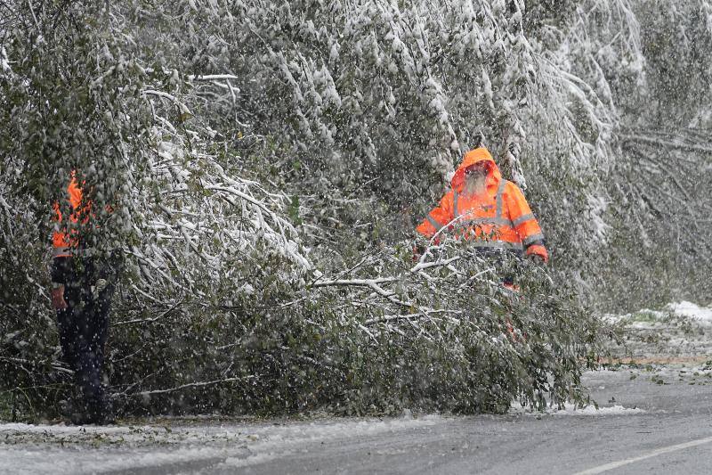 Los concejos del oriente asturiano llucen un manto blanco