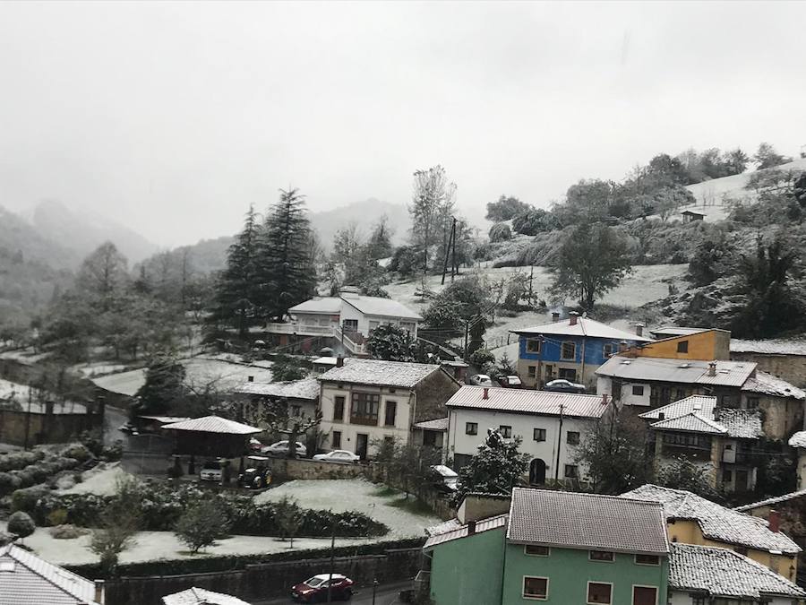 El temporal se ha recrudecido y además de complicar la comunicación con la Meseta, ha ocasionado numerosas incidencias. La nieve ha cubierto muchos puntos de la región dejando estampas totalmente invernales