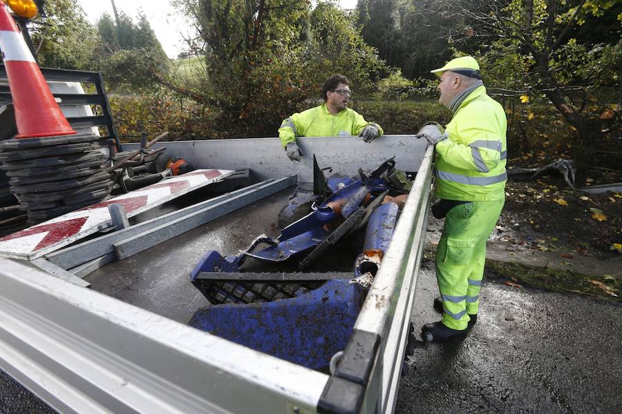 El suceso se produjo en los túneles de La Bolgachina. Ninguna persona ha resultado herida. 