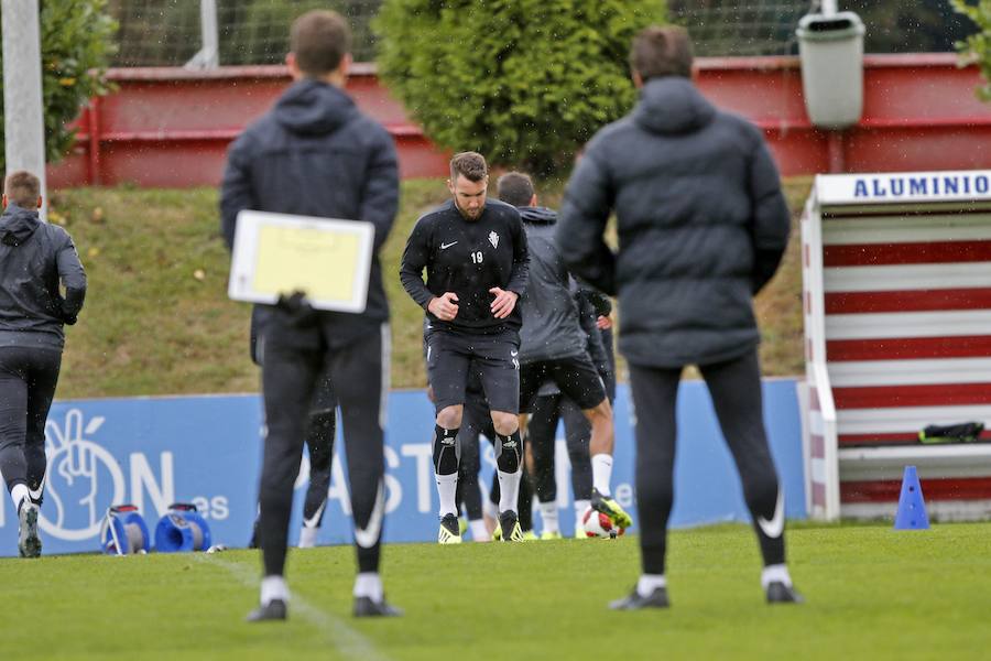 Fotos: Entrenamiento del Sporting (29-10-2018)