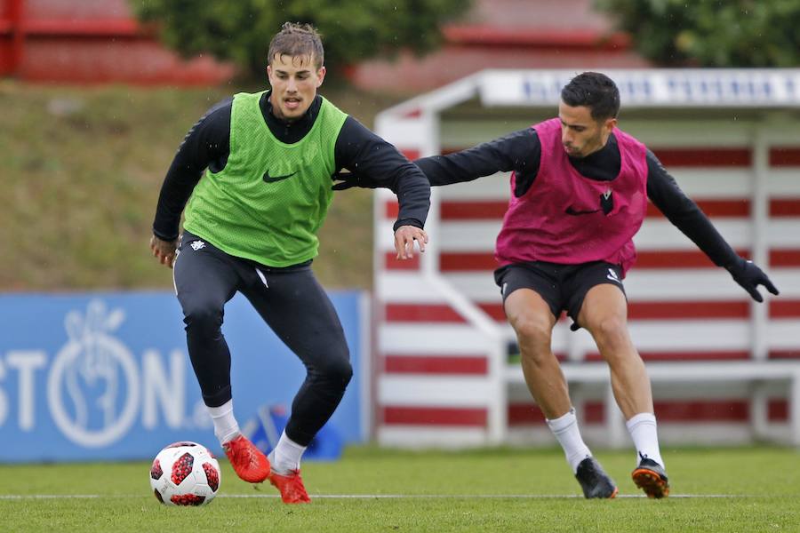 Fotos: Entrenamiento del Sporting (29-10-2018)