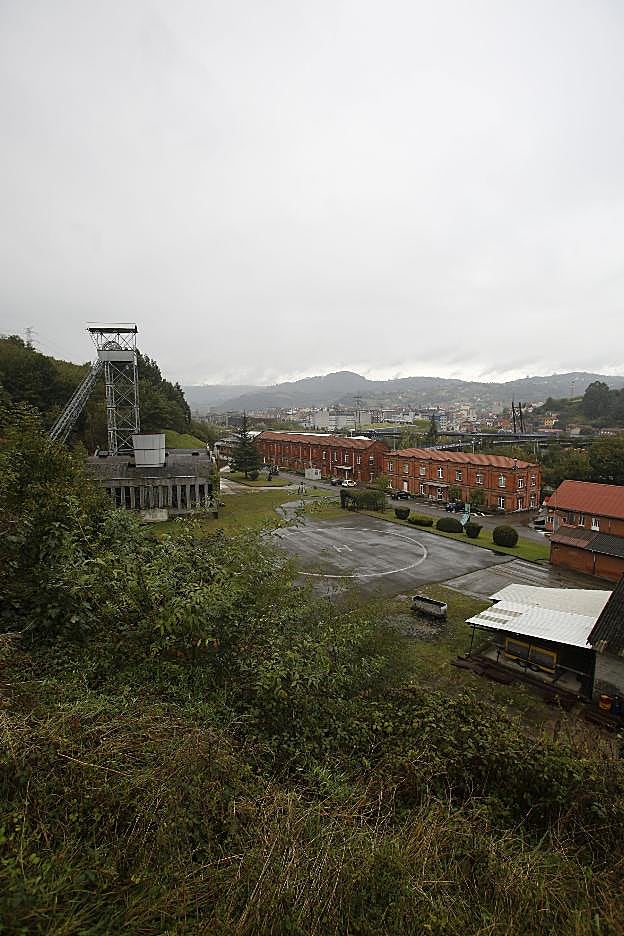El pozo Fondón, en Sama de Langreo. 