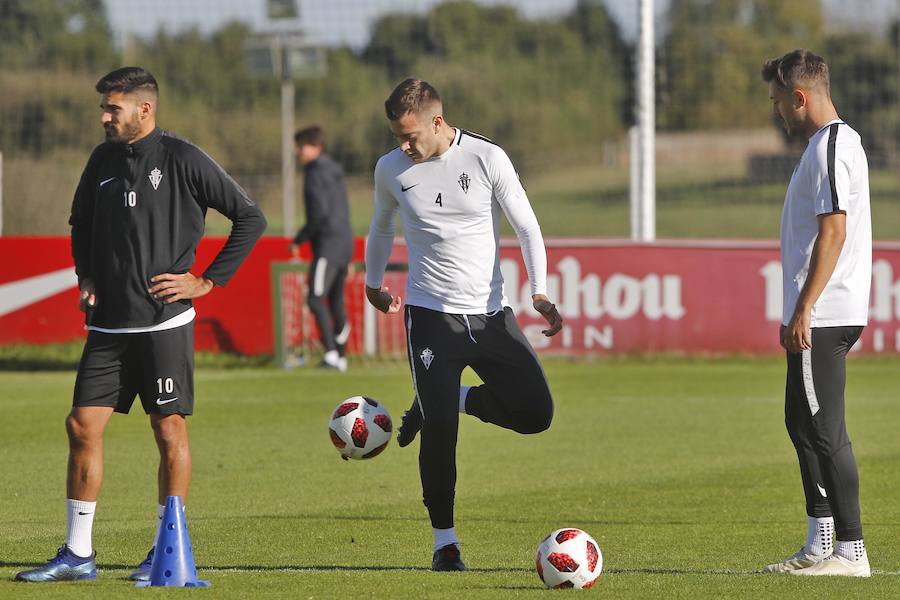 Fotos: Entrenamiento del Sporting en Mareo (30-10)