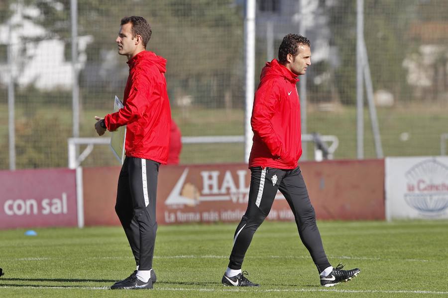 Fotos: Entrenamiento del Sporting en Mareo (30-10)