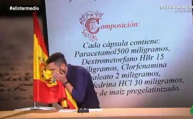 Dani Mateo cierra su twitter tras la polémica por la bandera de España: «Tengo que apechugar»