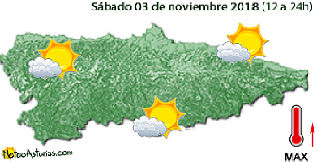 Intervalos nubosos con temperaturas mínimas en descenso