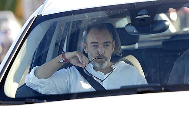 Natalio Grueso, a su salida de prisión. 