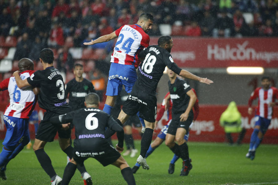Fotos: Sporting 2-2 Málaga, en imágenes
