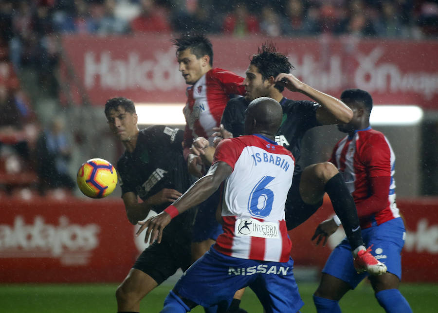 Fotos: Sporting 2-2 Málaga, en imágenes