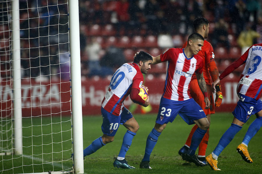 Fotos: Sporting 2-2 Málaga, en imágenes